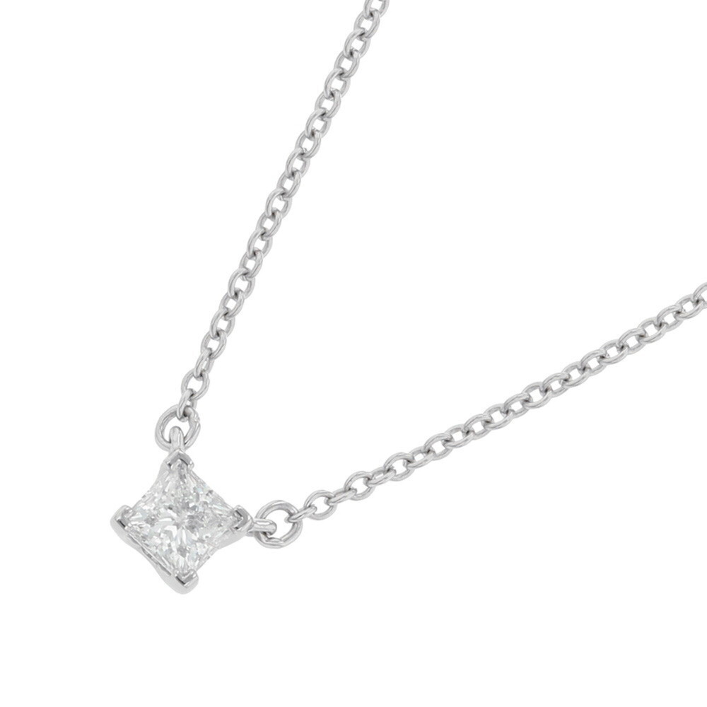 TIFFANY Silver Diamond 2C Necklace